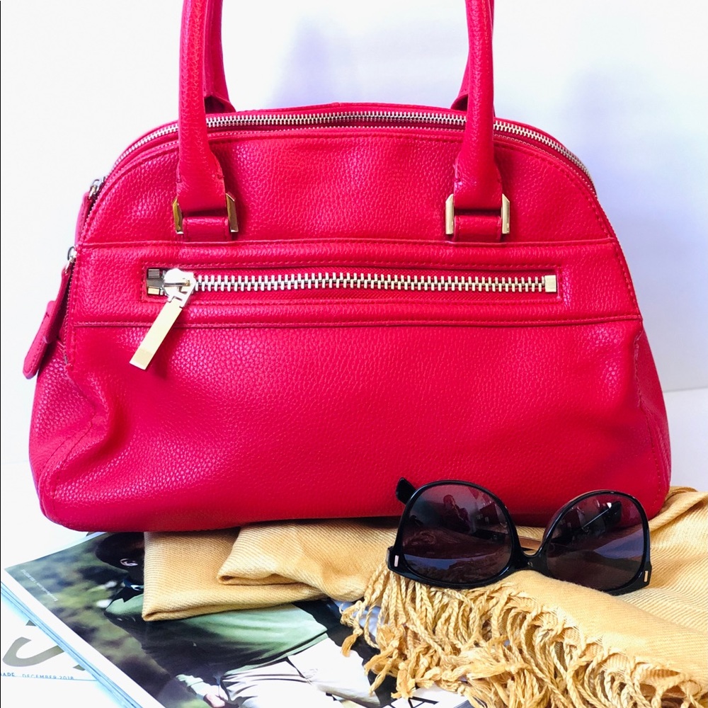 Red Neiman Marcus Tote Handbag